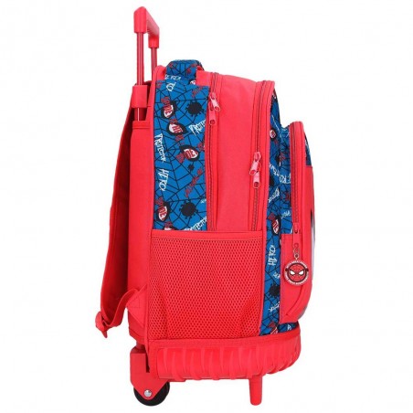 MARVEL | Sac à dos à roulettes Spiderman "Authentic" | Sac trolley garçon scolaire loisirs super-héros solide MARVEL | Sac à dos à roulettes Spiderman "Authentic" | Sac trolley garçon scolaire loisirs super-héros solide