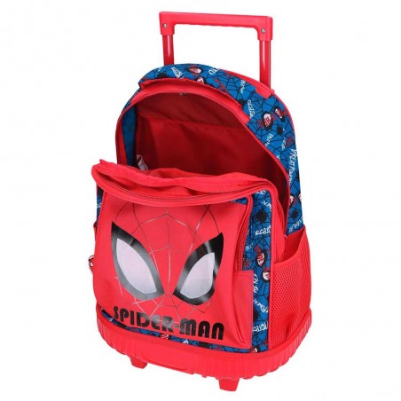 MARVEL | Sac à dos à roulettes Spiderman "Authentic" | Sac trolley garçon scolaire loisirs super-héros solide MARVEL | Sac à dos à roulettes Spiderman "Authentic" | Sac trolley garçon scolaire loisirs super-héros solide