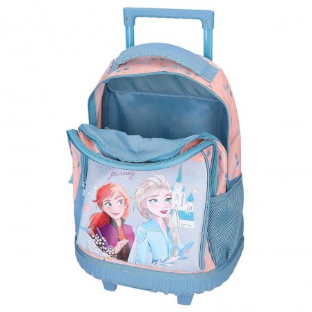 Disney Princesse | Sac à dos à roulettes La Reine des Neiges "Believe in the journey" | Sac trolley scolaire fille