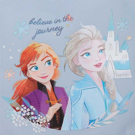 Disney Princesse | Sac à dos à roulettes La Reine des Neiges "Believe in the journey" | Sac trolley scolaire fille