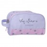 PEPE JEANS | Trousse de toilette fille "Becca" mauve | Nécessaire de voyage enfant ado original pas cher PEPE JEANS | Trousse de toilette fille "Becca" mauve | Nécessaire de voyage enfant ado original pas cher