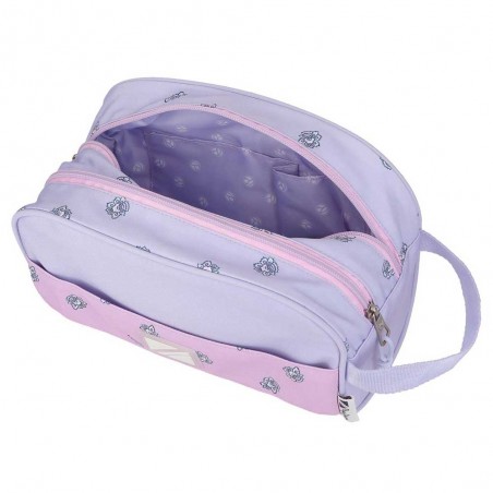 PEPE JEANS | Trousse de toilette fille "Becca" mauve | Nécessaire de voyage enfant ado original pas cher PEPE JEANS | Trousse de toilette fille "Becca" mauve | Nécessaire de voyage enfant ado original pas cher
