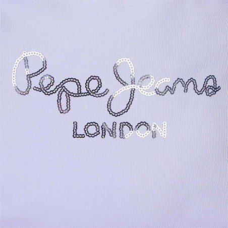 Sac banane fille Pepe Jeans "Becca" | Banane tendance junior imprimé girly violet mauve pas cher Sac banane fille Pepe Jeans "Becca" | Banane tendance junior imprimé girly violet mauve pas cher