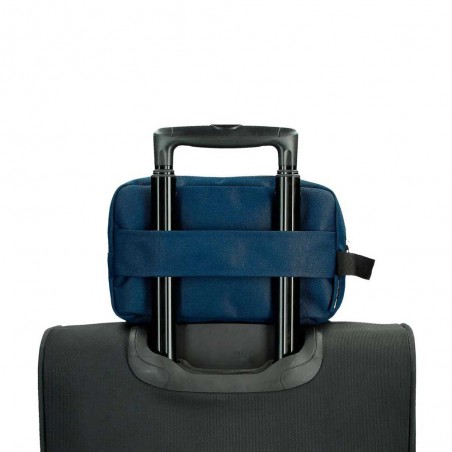 Trousse de toilette PEPE JEANS "Ben" bleu | Nécessaire de voyage homme sport pas cher marque