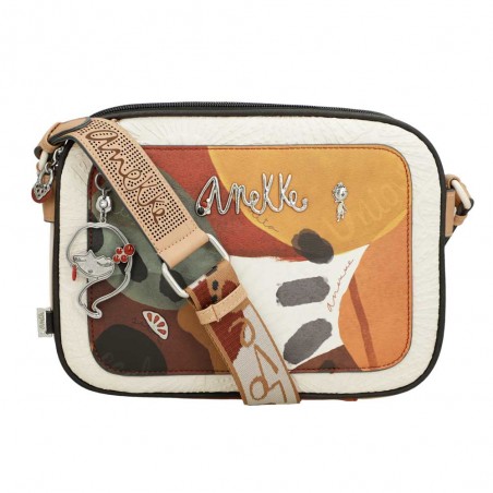 Anekke | Sac bandoulière 3 cpts "Alegria" | Sac femme porté croisé taille moyenne pratique et original Anekke | Sac bandoulière 3 cpts "Alegria" | Sac femme porté croisé taille moyenne pratique et original