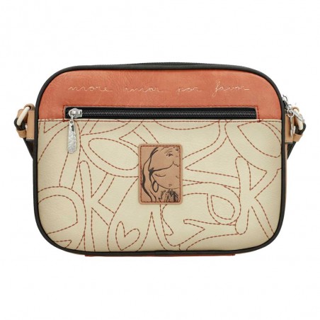 Anekke | Sac bandoulière 3 cpts "Alegria" | Sac femme porté croisé taille moyenne pratique et original Anekke | Sac bandoulière 3 cpts "Alegria" | Sac femme porté croisé taille moyenne pratique et original