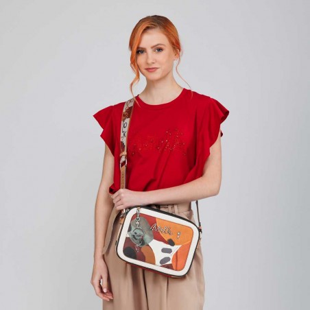 Anekke | Sac bandoulière 3 cpts "Alegria" | Sac femme porté croisé taille moyenne pratique et original Anekke | Sac bandoulière 3 cpts "Alegria" | Sac femme porté croisé taille moyenne pratique et original