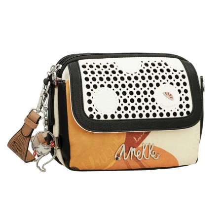 Anekke | Sac bandoulière à rabat "Lunares" | Sac femme porté croisé petit format original