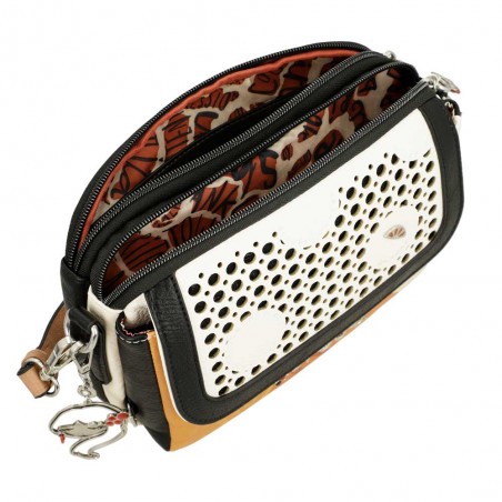 Anekke | Sac bandoulière à rabat "Lunares" | Sac femme porté croisé petit format original