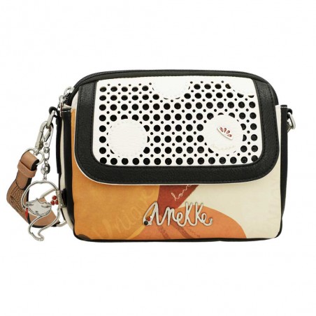 Anekke | Sac bandoulière à rabat "Lunares" | Sac femme porté croisé petit format original