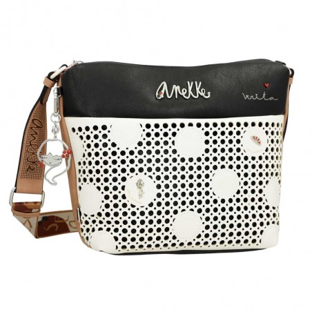 Anekke | Sac bandoulière large "Lunares" | Sac femme porté croisé grand format pratique style original Anekke | Sac bandoulière large "Lunares" | Sac femme porté croisé grand format pratique style original