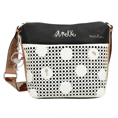 Anekke | Sac bandoulière large "Lunares" | Sac femme porté croisé grand format pratique style original Anekke | Sac bandoulière large "Lunares" | Sac femme porté croisé grand format pratique style original