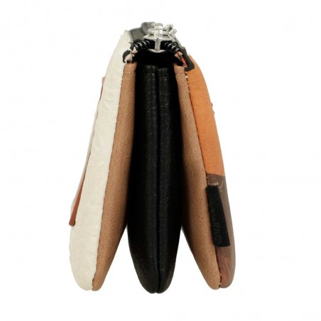 Anekke | Trousse triple multifonctions "Lunares" | Porte-monnaie 3 compartiments femme original pas cher