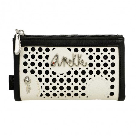 Anekke | Portefeuille souple "Lunares" - M | Porte-monnaie et cartes femme taille moyenne original pas cher Anekke | Portefeuille souple "Lunares" - M | Porte-monnaie et cartes femme taille moyenne original pas cher