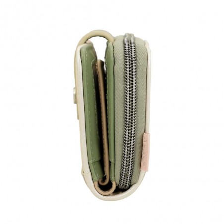 Anekke | Portefeuille compact zippé "Smart" | Porte-monnaie porte-cartes femme original taille moyenne pas cher Anekke | Portefeuille compact zippé "Smart" | Porte-monnaie porte-cartes femme original taille moyenne pas cher