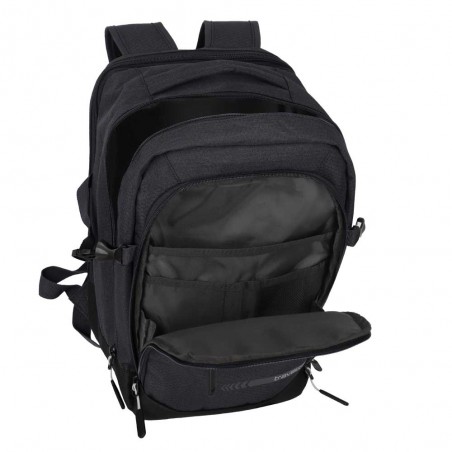 Travelite | Sac à dos cabine "Kick Off" gris anthracite | Bagage à main vol low cost pas cher