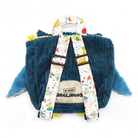 Les Déglingos | Sac à dos velours "Astros le hibou" | Sac à dos enfant crèche maternelle original doudou Les Déglingos | Sac à dos velours "Astros le hibou" | Sac à dos enfant crèche maternelle original doudou
