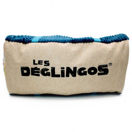 Les Déglingos | Sac week-end enfant "Astros le hibou" | Sac de voyage ou sac à langer en velours doux original léger