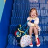 Les Déglingos | Sac week-end enfant "Astros le hibou" | Sac de voyage ou sac à langer en velours doux original léger Les Déglingos | Sac week-end enfant "Astros le hibou" | Sac de voyage ou sac à langer en velours doux original léger
