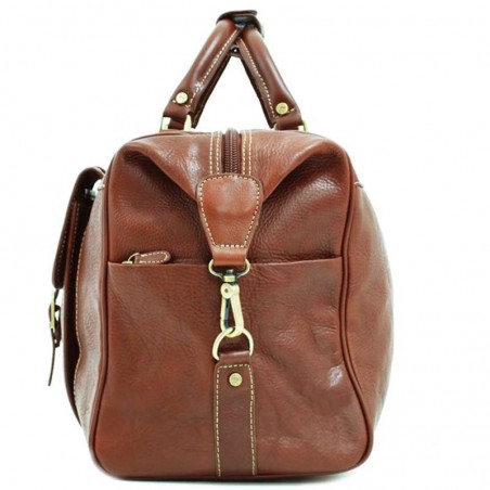 Sac de voyage en cuir homme KATANA - marron Sac de voyage en cuir homme KATANA - marron