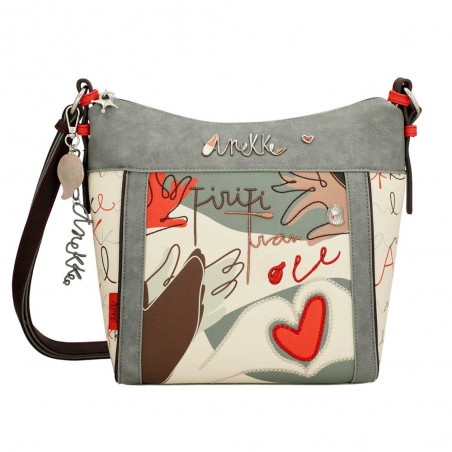 Anekke | Sac bandoulière femme "Olé" | Sac porté croisé grande capacité design original pas cher Anekke | Sac bandoulière femme "Olé" | Sac porté croisé grande capacité design original pas cher