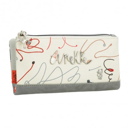 Anekke | Portefeuille tout-en-un souple "Olé" - L | Porte-monnaie et cartes femme grand modèle original anekke pas cher Anekke | Portefeuille tout-en-un souple "Olé" - L | Porte-monnaie et cartes femme grand modèle original anekke pas cher
