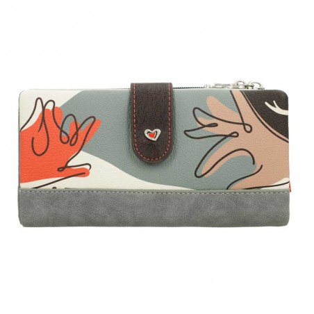 Anekke | Portefeuille tout-en-un souple "Olé" - L | Porte-monnaie et cartes femme grand modèle original anekke pas cher Anekke | Portefeuille tout-en-un souple "Olé" - L | Porte-monnaie et cartes femme grand modèle original anekke pas cher