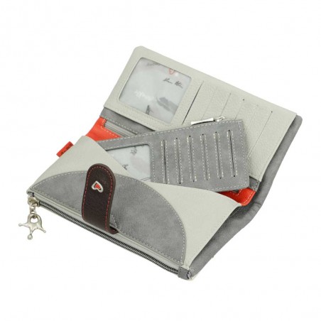 Anekke | Portefeuille tout-en-un souple "Olé" - L | Porte-monnaie et cartes femme grand modèle original anekke pas cher Anekke | Portefeuille tout-en-un souple "Olé" - L | Porte-monnaie et cartes femme grand modèle original anekke pas cher