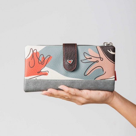 Anekke | Portefeuille tout-en-un souple "Olé" - L | Porte-monnaie et cartes femme grand modèle original anekke pas cher Anekke | Portefeuille tout-en-un souple "Olé" - L | Porte-monnaie et cartes femme grand modèle original anekke pas cher
