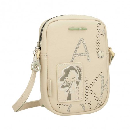 Anekke | Mini sac femme "Original" beige | Pochette téléphone bandoulière marque Anekke pas cher Anekke | Mini sac femme "Original" beige | Pochette téléphone bandoulière marque Anekke pas cher
