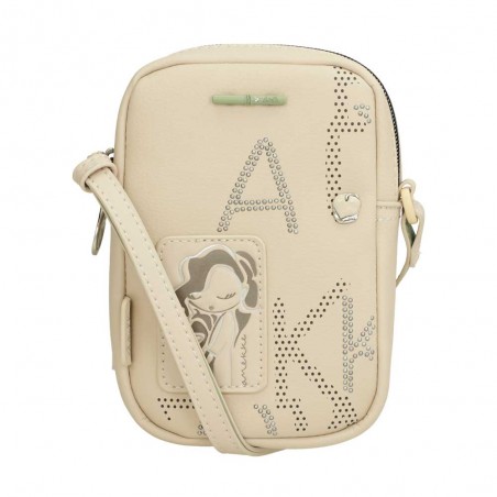 Anekke | Mini sac femme "Original" beige | Pochette téléphone bandoulière marque Anekke pas cher Anekke | Mini sac femme "Original" beige | Pochette téléphone bandoulière marque Anekke pas cher