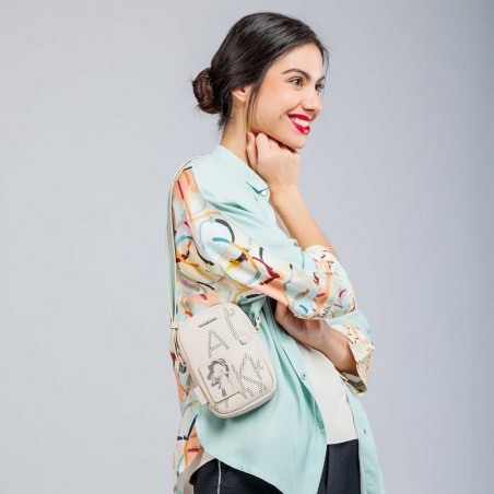 Anekke | Mini sac femme "Original" beige | Pochette téléphone bandoulière marque Anekke pas cher Anekke | Mini sac femme "Original" beige | Pochette téléphone bandoulière marque Anekke pas cher