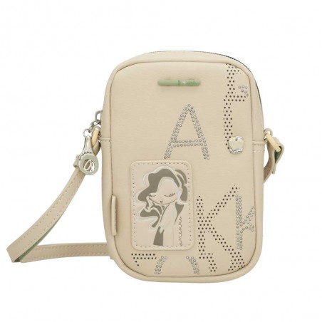 Anekke | Mini sac femme "Original" beige | Pochette téléphone bandoulière marque Anekke pas cher Anekke | Mini sac femme "Original" beige | Pochette téléphone bandoulière marque Anekke pas cher