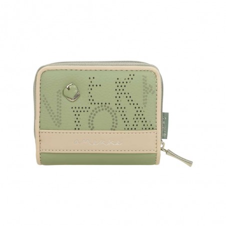 Anekke | Portefeuille mini femme "Original" vert | Petit porte-cartes fantaisie marque Anekke pas cher Anekke | Portefeuille mini femme "Original" vert | Petit porte-cartes fantaisie marque Anekke pas cher