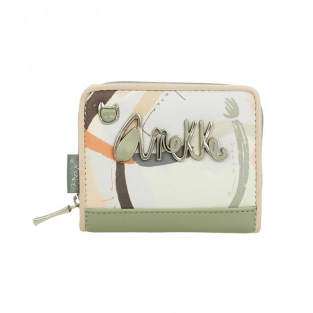Anekke | Portefeuille mini femme "Original" vert | Petit porte-cartes fantaisie marque Anekke pas cher Anekke | Portefeuille mini femme "Original" vert | Petit porte-cartes fantaisie marque Anekke pas cher