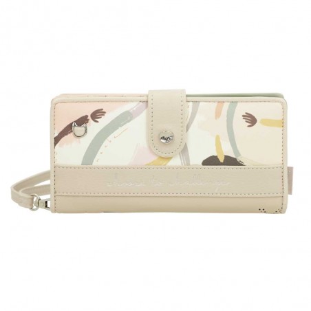 Anekke | Portefeuille tout-en-un femme "Original" beige | Compagnon porte-cartes marque Anekke pas cher Anekke | Portefeuille tout-en-un femme "Original" beige | Compagnon porte-cartes marque Anekke pas cher