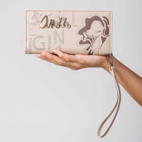 Anekke | Portefeuille tout-en-un femme "Original" beige | Compagnon porte-cartes marque Anekke pas cher Anekke | Portefeuille tout-en-un femme "Original" beige | Compagnon porte-cartes marque Anekke pas cher