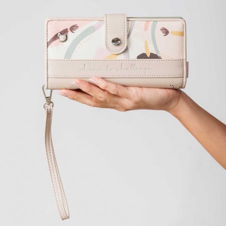 Anekke | Portefeuille tout-en-un femme "Original" beige | Compagnon porte-cartes marque Anekke pas cher Anekke | Portefeuille tout-en-un femme "Original" beige | Compagnon porte-cartes marque Anekke pas cher