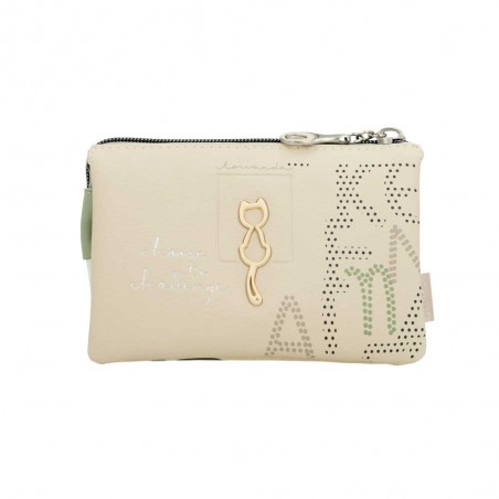 Anekke | Trousse triple multifonctions "Original" beige | Porte-monnaie femme marque Anekke pas cher Anekke | Trousse triple multifonctions "Original" beige | Porte-monnaie femme marque Anekke pas cher