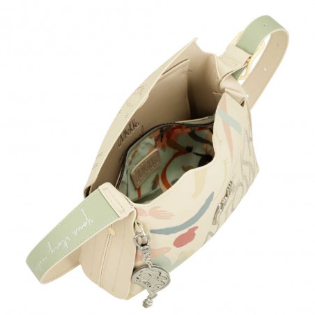 Anekke | Sac bandoulière femme "Original" beige | Sac porté croisé élégant marque Anekke pas cher Anekke | Sac bandoulière femme "Original" beige | Sac porté croisé élégant marque Anekke pas cher