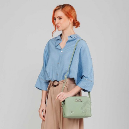 Anekke | Sac bandoulière femme "Original" vert | Sac porté croisé petit format marque Anekke pas cher Anekke | Sac bandoulière femme "Original" vert | Sac porté croisé petit format marque Anekke pas cher