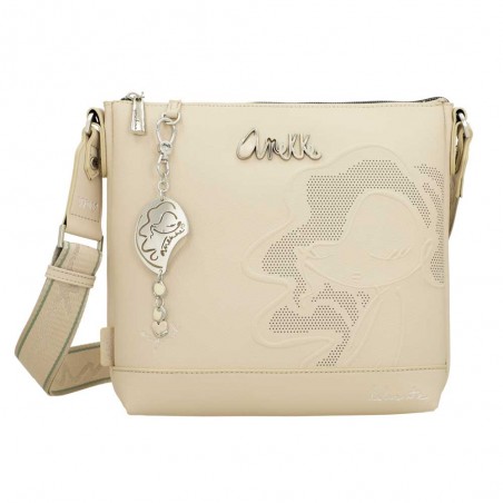 Anekke | Sac bandoulière femme "Original" beige | Sac porté croisé taille moyenne marque Anekke pas cher Anekke | Sac bandoulière femme "Original" beige | Sac porté croisé taille moyenne marque Anekke pas cher