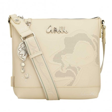 Anekke | Sac bandoulière femme "Original" beige | Sac porté croisé taille moyenne marque Anekke pas cher Anekke | Sac bandoulière femme "Original" beige | Sac porté croisé taille moyenne marque Anekke pas cher