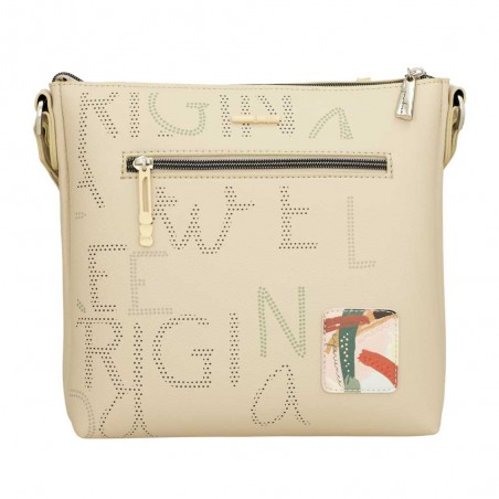 Anekke | Sac bandoulière femme "Original" beige | Sac porté croisé taille moyenne marque Anekke pas cher Anekke | Sac bandoulière femme "Original" beige | Sac porté croisé taille moyenne marque Anekke pas cher