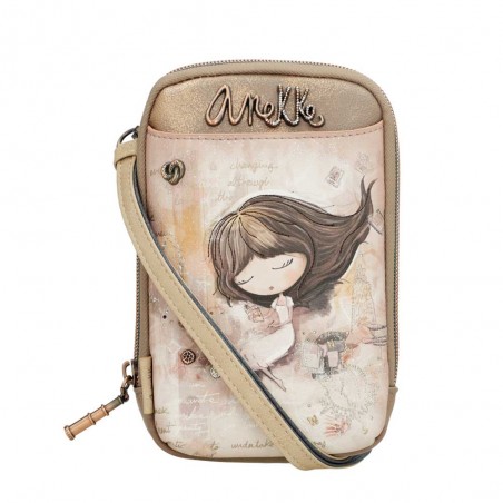 Anekke | Mini sac femme 2 cpts "Memories" | Pochette téléphone bandoulière marque Anekke pas cher Anekke | Mini sac femme 2 cpts "Memories" | Pochette téléphone bandoulière marque Anekke pas cher