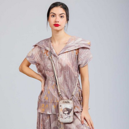 Anekke | Mini sac femme 2 cpts "Memories" | Pochette téléphone bandoulière marque Anekke pas cher Anekke | Mini sac femme 2 cpts "Memories" | Pochette téléphone bandoulière marque Anekke pas cher
