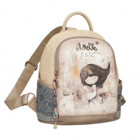 Anekke | Sac à dos ville femme "Memories" | Petit sac à dos sécurisé marque Anekke pas cher