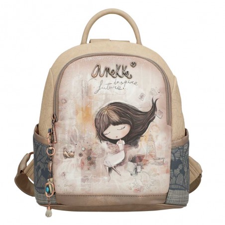 Anekke | Sac à dos ville femme "Memories" | Petit sac à dos sécurisé marque Anekke pas cher