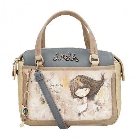 Anekke | Sac à main bowling "Memories" | Sac femme porté main avec bandoulière marque Anekke pas cher
