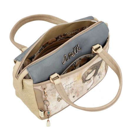 Anekke | Sac à main bowling "Memories" | Sac femme porté main avec bandoulière marque Anekke pas cher